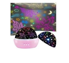 Licorne Jouets Petite Fille 2-8 Années, 360° Rotation Projecteur pour Enfants