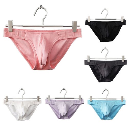 Slip tanga homme côtelé