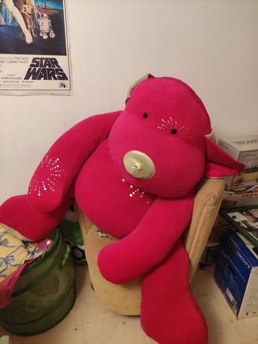 Peluche douglas chien rouge - peluche,