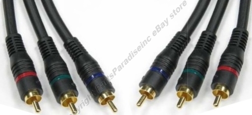 50ft rgb red green blue - red/green/blue, rca