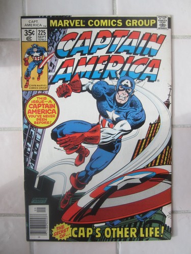 Captain america 225 comics - america,