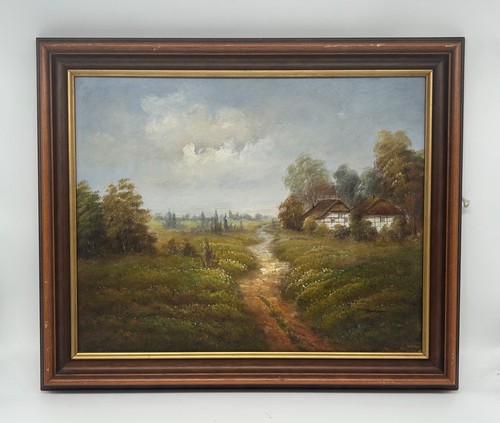 Tableau peinture huile - peinture, à