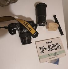 Boitier Nikon F-401x + 2 optiques, sacoche  et accessoires