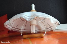 Lustre ancien vintage verre et
