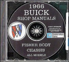 1966 Buick CD Atelier Et Corps Manuel GS Riviera Skylark Special Lesabre Electra