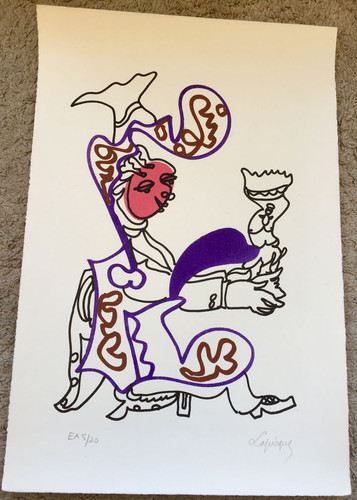 Superbe lithographie charles - superbe,