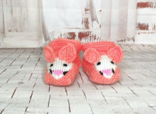 Chaussons bébé tricoté