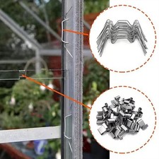 50 pièces serre-verre pinces pince de remplacement pour jardin serre cour