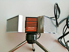ancien haut- parleur stéréo Philips Modèle EL 1979 sur trépied
