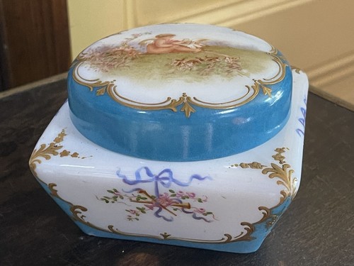 Bonbonnière opaline napoleon - opaline,