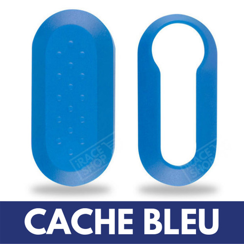Cache bleu pour - bleu, boitier