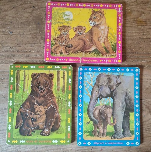 Vintage puzzle 1er âge - vintage, 3