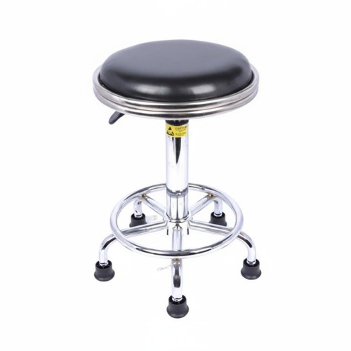 Tabouret rond roulettes - rond,