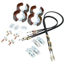 Kit complet de patins et câbles de frein pour remorque Ifor Williams Goods...