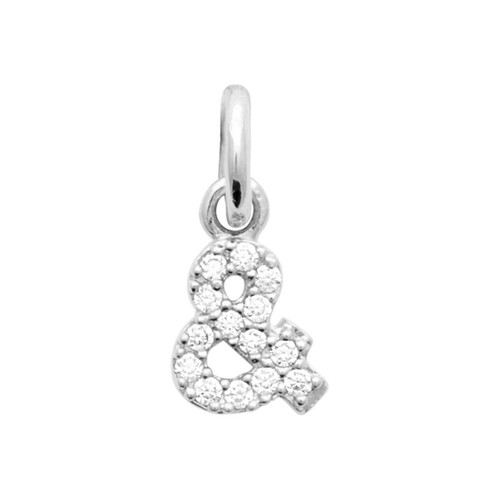 Pendentif esperluette pavées - pendentif,