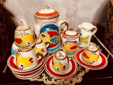 Ensemble complet café Giovanni De Simone Italie cuisine design multicolore...