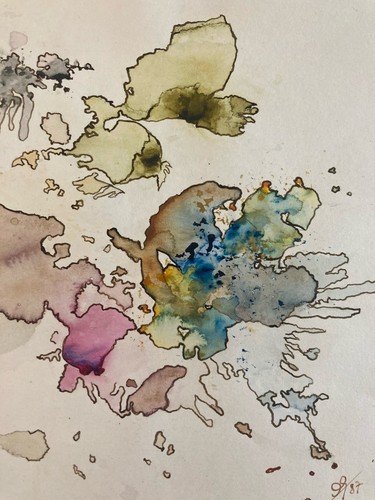 Belle peinture aquarelle - belle,