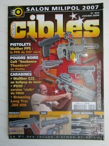 Cibles 454 walther pps - 454, /