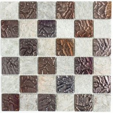 Mosaïque translucide verre