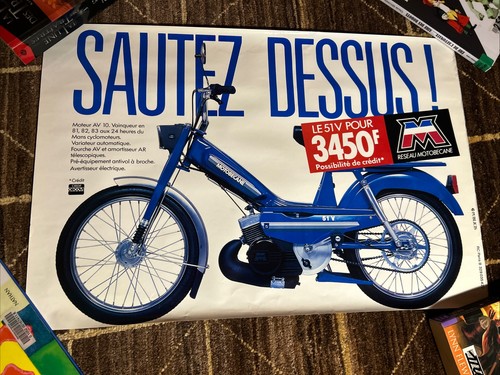 Vintage 51v jump over moped - vintage,