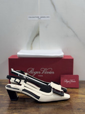 Roger Vivier Décolletés Slingback Belle Vivier 45 Mm En Cuir Noir Luxe 39