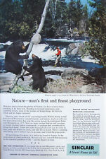 ADVERTISING 1958 SINCLAIR GREAT NAME IN OIL WISCONSIN'S NICOLET NATIONAL FOREST