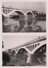 18x13 - GUINEE 29/12/1949 - Jean Morin*- KANKAN Construction du nouveau pont