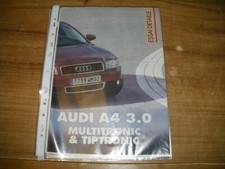 ESSAI DETAILLE........... AUDI A4 3.0 MULTITRONIC et TIPTRONIC QUATTRO..........