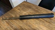 Ancienne Longue Vue Laiton Et cuir marine ? Longueur 89 cm Télescope 