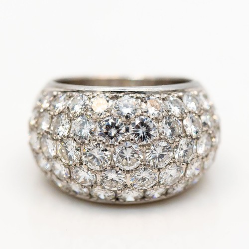 Bague 950 platine diamants - bague,