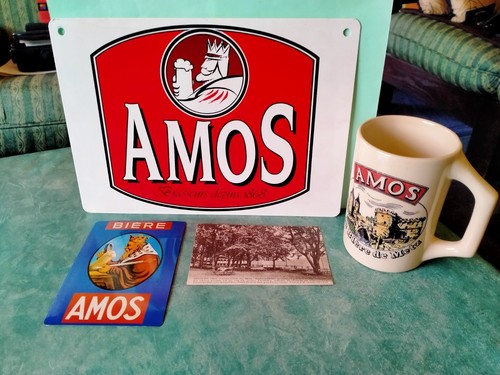 Lot biére amos metz plaques - metz,
