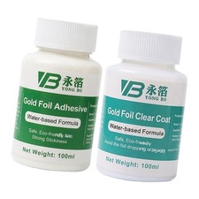 Feuille d'aluminium de feuille d'or de colle de dorure environnementale pour