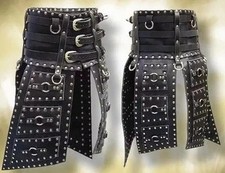 Chevalier Viking médiéval taille armure cuir noir aspect samouraï armure...