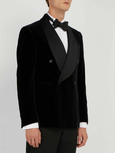 Hommes velours noir double - hommes,