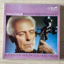 EURODISC 4xLPS BOX SET ENRICO MAINARDI BACH CELLO SUITES EX NM