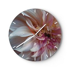 Horloge murale en verre