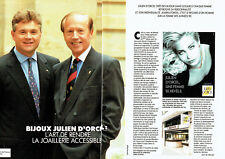 Publicité Advertising 038  1992   bijoux Julien D'Orcel (2p)  G. Chopard JP Clab