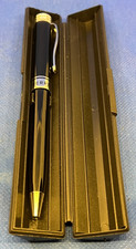 VINTAGE STYLO Bille Noir PEN STIFT PIERRE BALMAIN Serie PEUGEOT Kugelschreiber