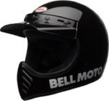 Casque Intégral Moto-3 Classic Gloss Black Bell Taille S