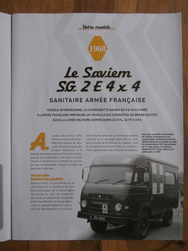 Fascicule saviem e 4x4 - 2,