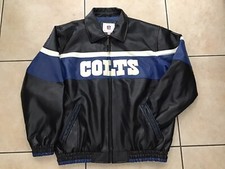 NFL ~Indianapolis Colts~ Football Jacket G-iii Apparel Polyvinyl Logo back Sz: L