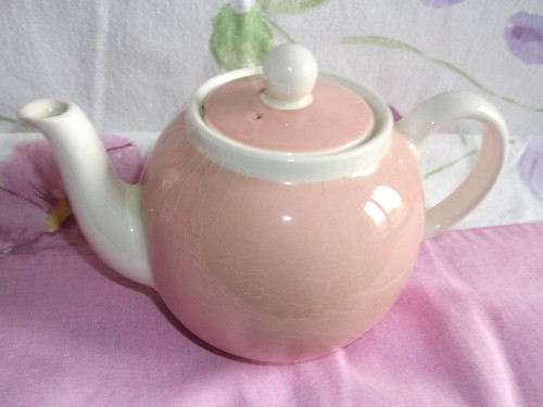 Théière rose vintage - rose,