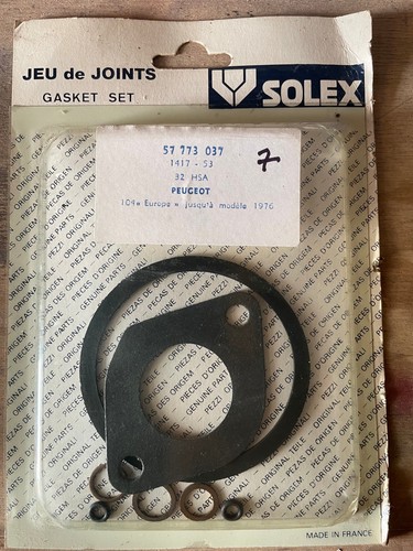 Pochette joints carburateur - de,