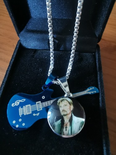 Collier guitare johnny - collier,