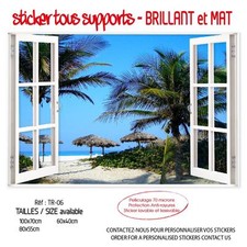 STICKER TROMPE L'OEIL FENETRE