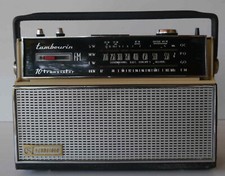 Rare poste récepteur radio TSF Schneider Tambourin FM à restaurer