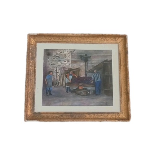 Tableau peinture huile sur - huile,