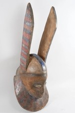 Masque cimier Yoruba du Nigeria-Art africain,premier-Gueledé