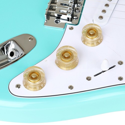 Boutons guitare électrique - guitare, or