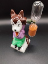 Ancien rare sablier loup des